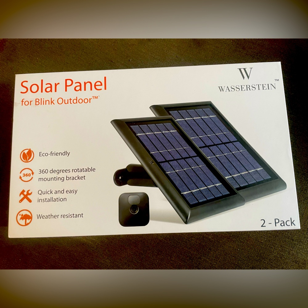 Solar panel for blink outdoor camera (new with box)
